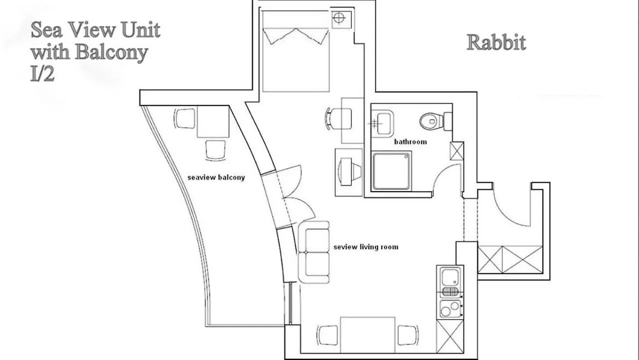 Ark Beach Apartment - Rabbit Spalato 0*,